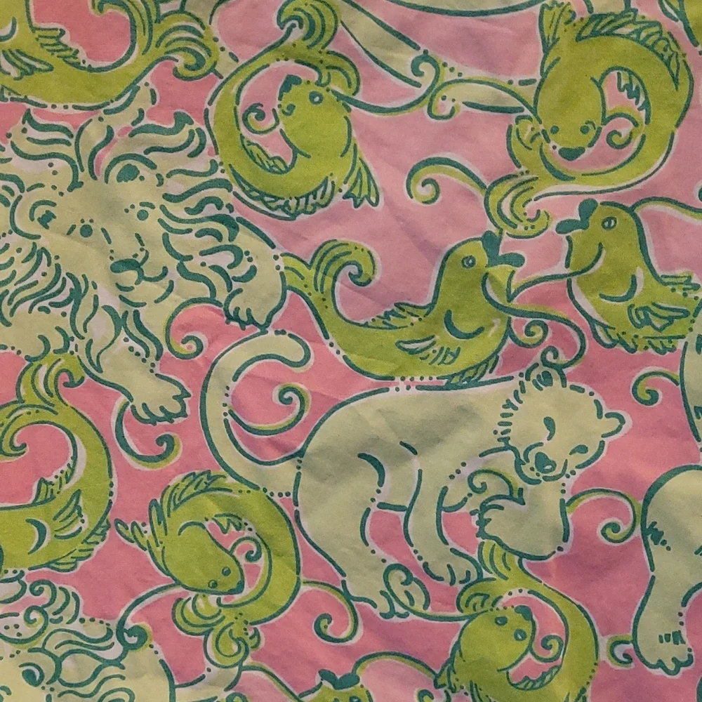 Lilly Pulitzer Fried Catfish White Label Shift Dress - Picture 3 of 3